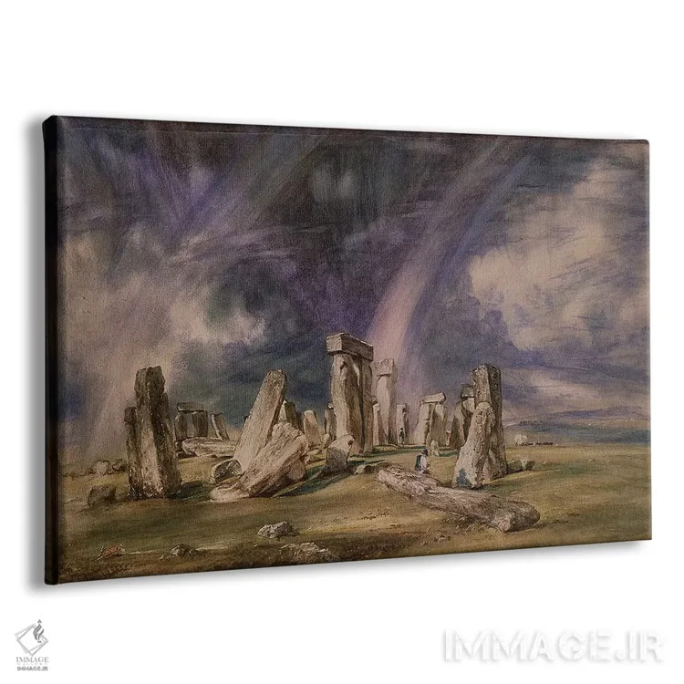 تابلو استونهنج، ۱۸۳۵ اثر جان کانستبل (نقاش انگلیسی) - نمای پرسپکتیو محصول