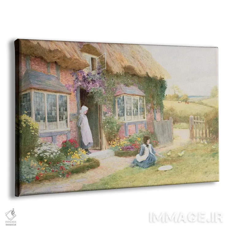 تابلو بعدازظهر آرام اثر آرتور کلود استراچان - نمای پرسپکتیو محصول