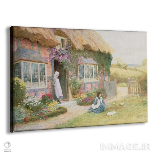 تابلو بعدازظهر آرام اثر آرتور کلود استراچان - نمای پرسپکتیو محصول