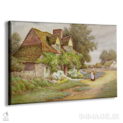 تابلو بیرون کلبه اثر اتل هیوز - نمای پرسپکتیو محصول