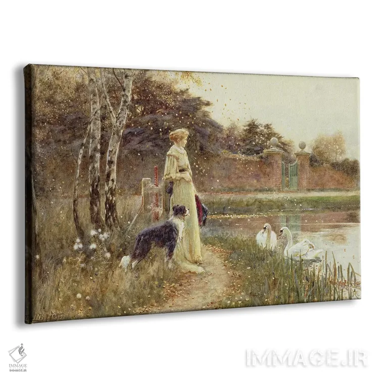 تابلو برگهای پاییزی، ۱۸۹۵ اثر توماس جیمز لوید - نمای پرسپکتیو محصول