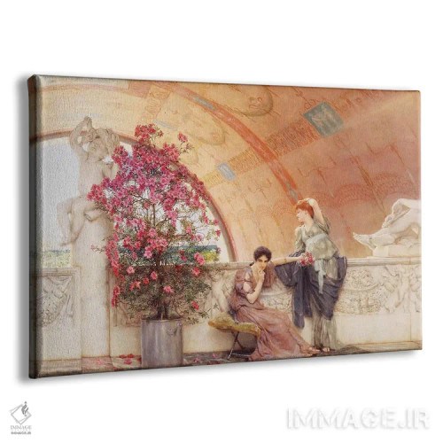 تابلو 1893,رقیبهای ناآگاه، ۱۸۹۳ اثر سر لاورنس آلما-تادما (نقاش منزازی انگلیسی) - نمای پرسپکتیو محصول