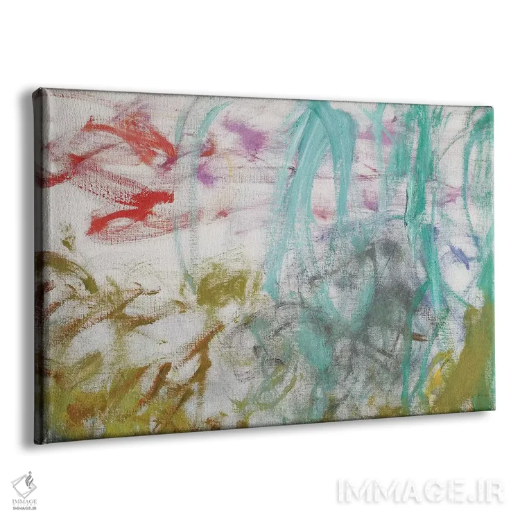 تابلو 1917-19,نیلوفرهای آبی، ۱۹۱۷ تا ۱۹۱۹ اثر کلود مونه (نقاش معروف فرانسوی) - نمای پرسپکتیو محصول