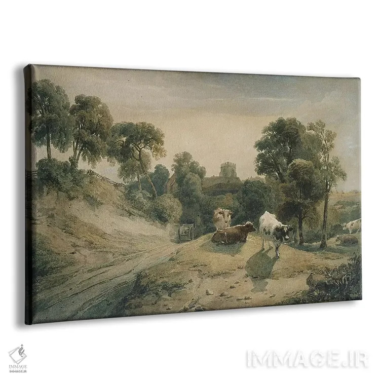 تابلو c.1815-16,کنتون روی تپه، حدود ۱۸۱۵ تا ۱۸۱۶ اثر پیتر د وینت - نمای پرسپکتیو محصول