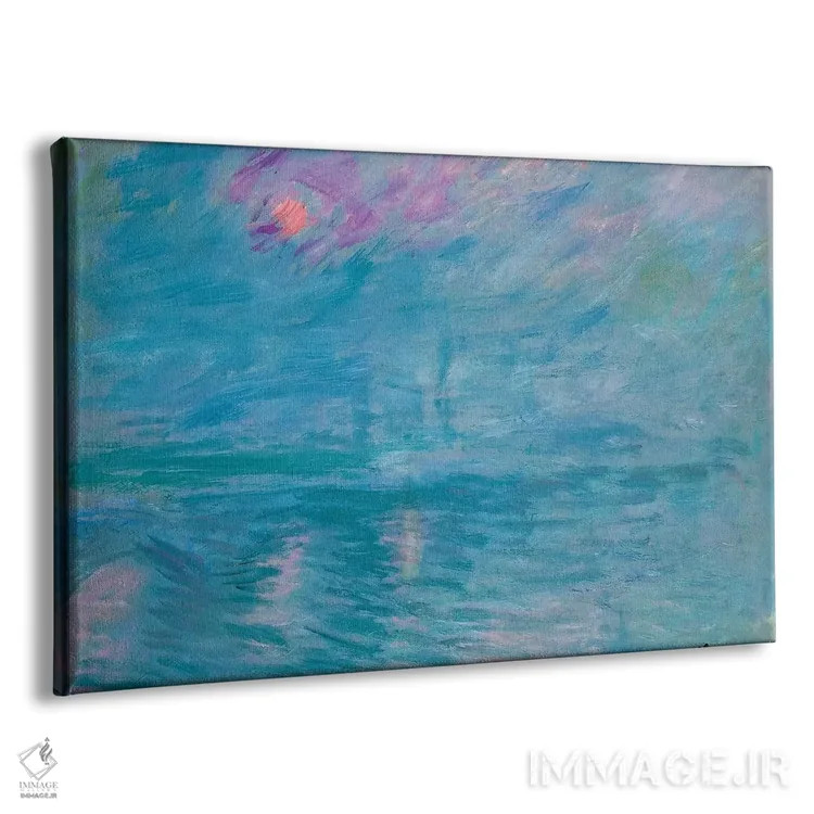 تابلو 1899-1903,پل واترلو، ۱۸۹۹ تا ۱۹۰۳ اثر کلود مونه (نقاش معروف فرانسوی) - نمای پرسپکتیو محصول