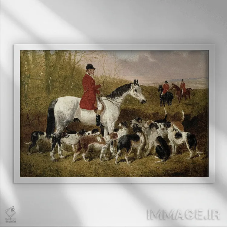 تابلو آغاز اثر جان فردریک هرینگ جونیور - نمای قابدار سفید