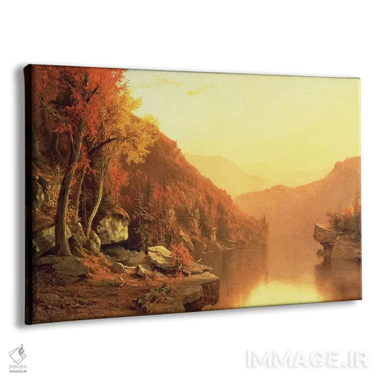 تابلو Autumn, 1863,کوه‌های شاوانگانک، پاییز ۱۸۶۳ اثر جرویس مک‌انتی - نمای پرسپکتیو محصول