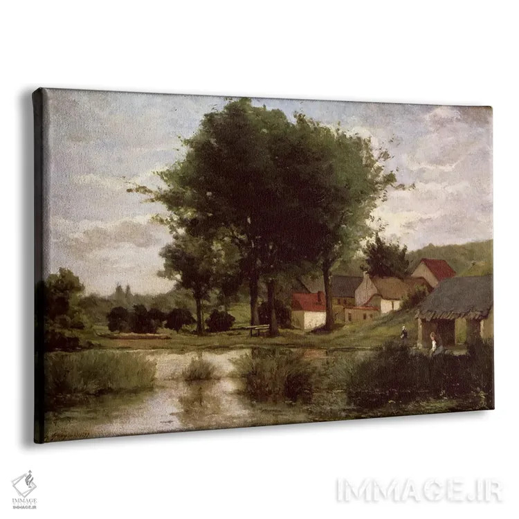 تابلو منظرهٔ پاییزی، ۱۸۷۷ اثر پل گوگن - نمای پرسپکتیو محصول