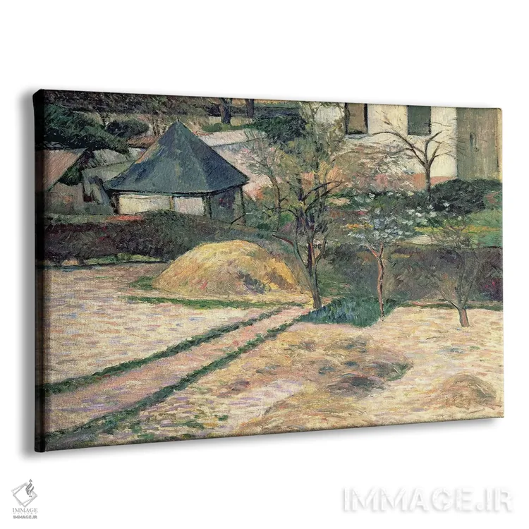 تابلو c.1884,منظره روان، حدود ۱۸۸۴ اثر پل گوگن - نمای پرسپکتیو محصول