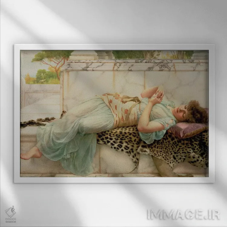 تابلو 1892,نامزدها، ۱۸۹۲ اثر جان ویلیام گادوارد - نمای قابدار سفید