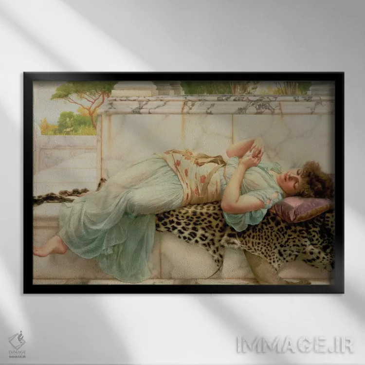 تابلو 1892,نامزدها، ۱۸۹۲ اثر جان ویلیام گادوارد - نمای قابدار مشکی