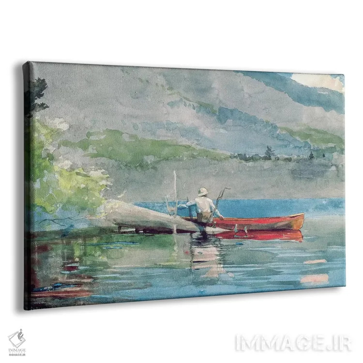تابلو قایق قرمز، ۱۸۸۴ اثر وینسلو هومر - نمای پرسپکتیو محصول