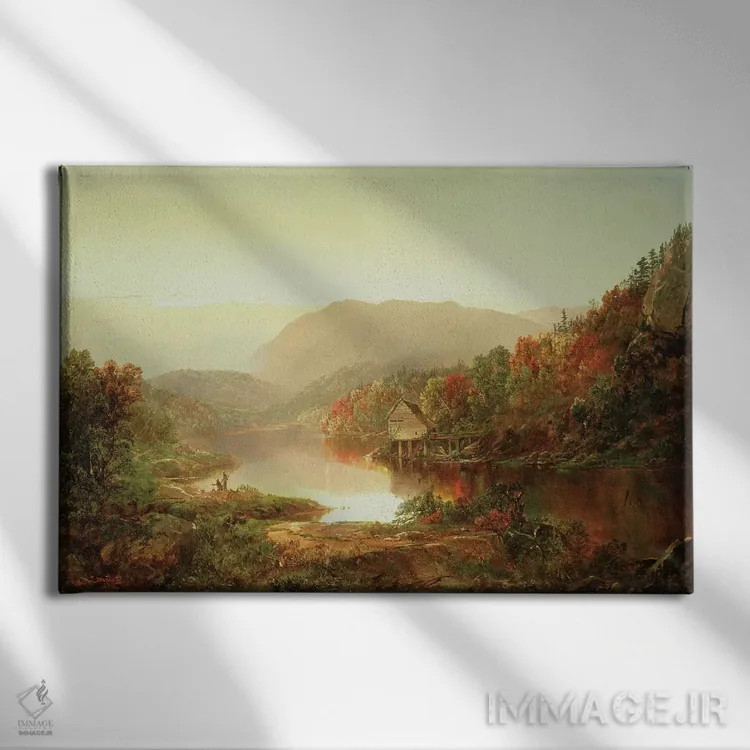 تابلو منظرهای نزدیک گرافتون، ویرجینیای غربی، ۱۸۶۴ اثر ویلیام زونتاگ - نمای روبهرو روی دیوار