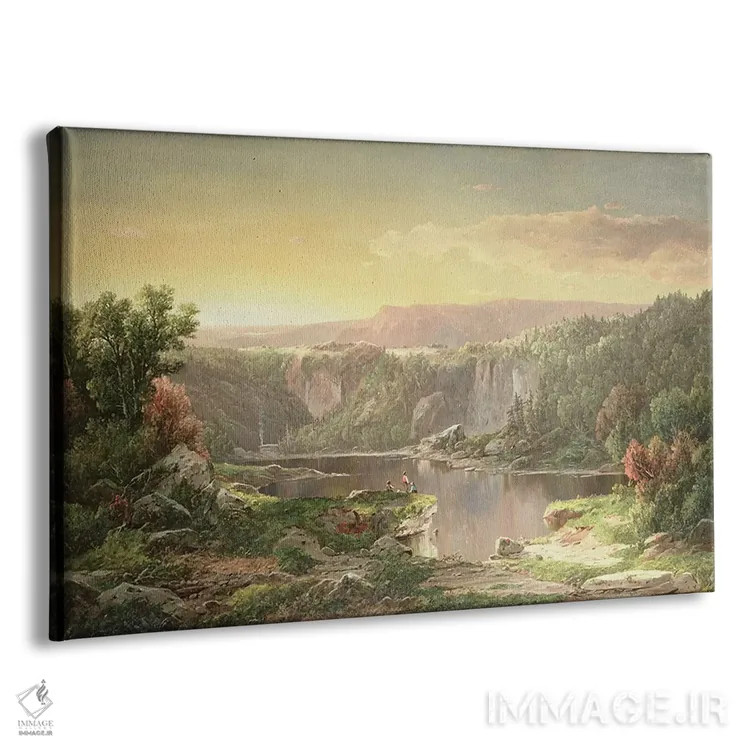 تابلو دریاچه کوهستانی نزدیک پیدمونت، مریلند اثر ویلیام زونتاگ - نمای پرسپکتیو محصول