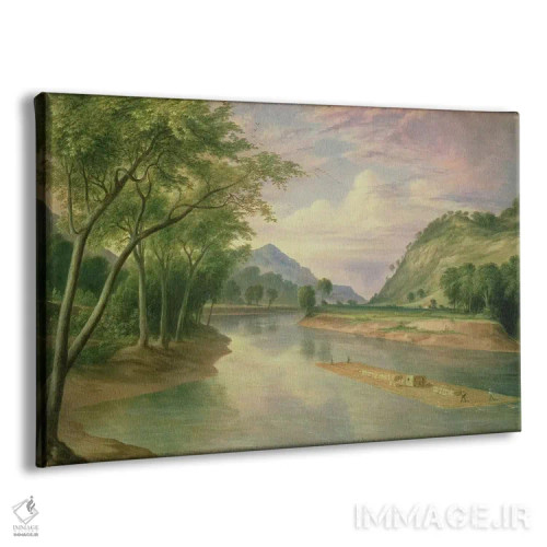 تابلو رود اوهایو نزدیک مارییتا، ۱۸۵۵ اثر هنری چیور پرت - نمای پرسپکتیو محصول