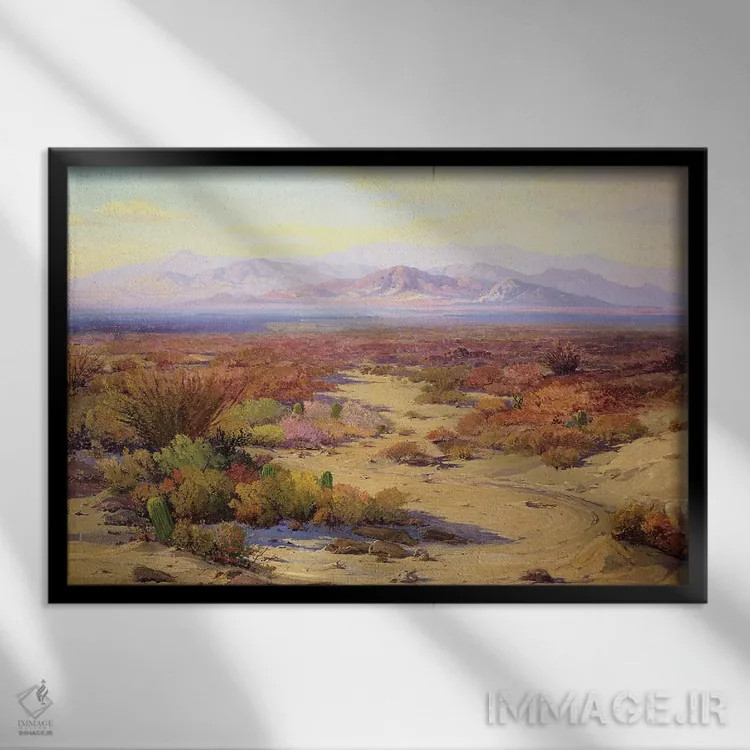 تابلو سکوت بزرگ اثر فرد گریسون سییر - نمای قابدار مشکی