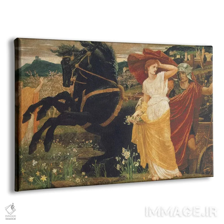 تابلو سرنوشت پرسفونه، ۱۸۷۷ اثر والتر کرین - نمای پرسپکتیو محصول