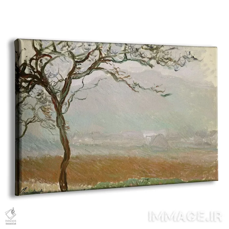 تابلو حومهٔ ژیورنی اثر کلود مونه (نقاش معروف فرانسوی) - نمای پرسپکتیو محصول