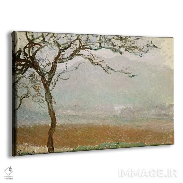 تابلو حومهٔ ژیورنی اثر کلود مونه (نقاش معروف فرانسوی) - نمای پرسپکتیو محصول