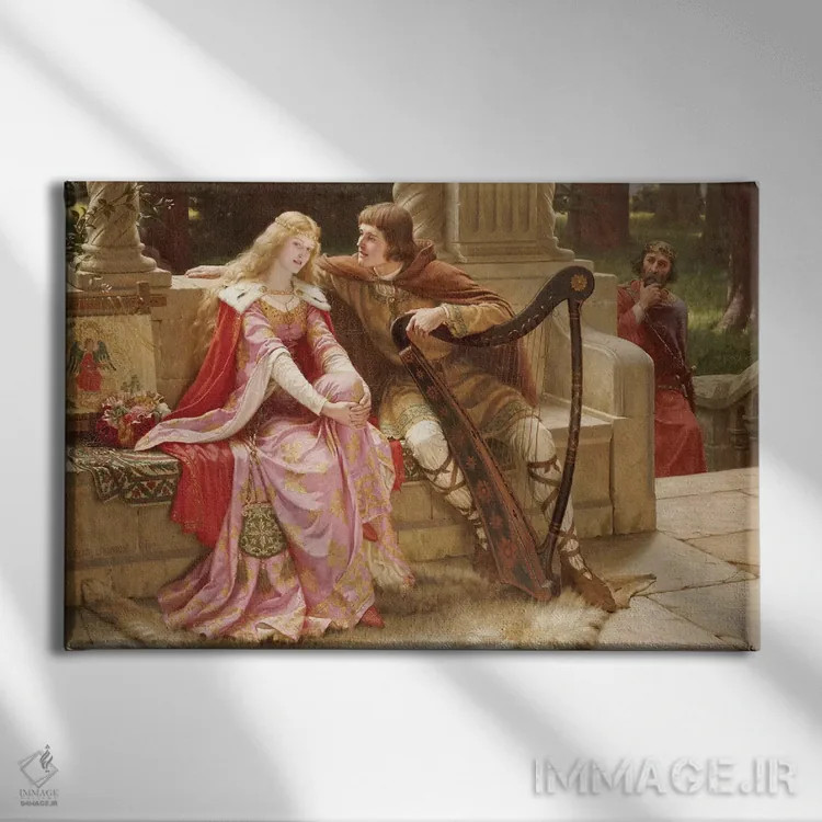 تابلو پایان آواز، ۱۹۰۲ اثر ادموند بلر لیتون - نمای روبهرو روی دیوار