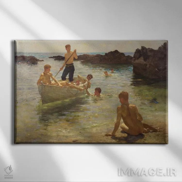 تابلو شکوه صبحگاهی، ۱۹۲۲ اثر هنری اسکات توک - نمای روبهرو روی دیوار