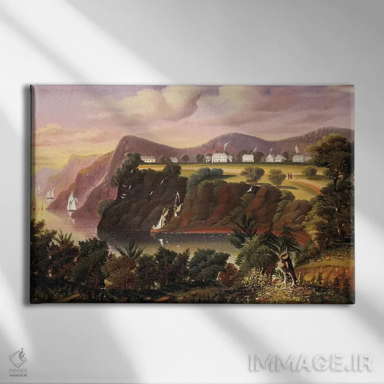 تابلو منظره از وِست پوینت اثر توماس چمبرز - نمای روبهرو روی دیوار
