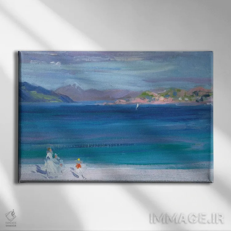تابلو دماغه مال از یونان اثر فرانسیس کمپبل بویلئو کدل (نقاش اسکاتلندی) - نمای روبهرو روی دیوار
