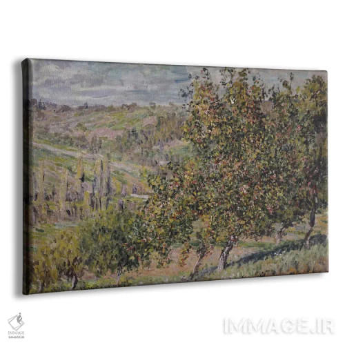 تابلو 1878,شکوفه سیب، ۱۸۷۸ اثر کلود مونه (نقاش معروف فرانسوی) - نمای پرسپکتیو محصول