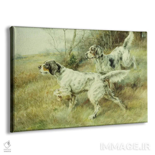 تابلو شکار اثر ادموند هنری اوستهاوس - نمای پرسپکتیو محصول