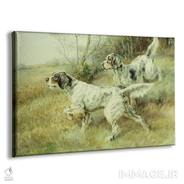 تابلو شکار اثر ادموند هنری اوستهاوس - نمای پرسپکتیو محصول