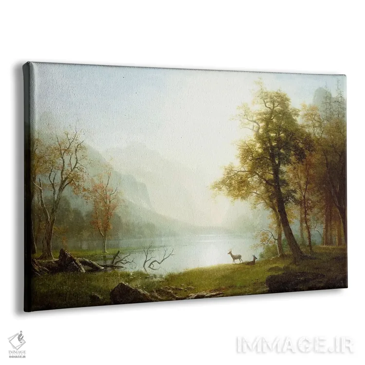 تابلو درهای در کینگز کنیون اثر آلبرت بیرشتات (نقاش منظره آمریکایی) - نمای پرسپکتیو محصول