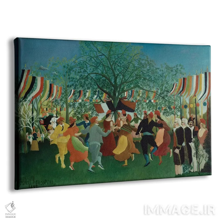 تابلو صدمین سالگرد استقلال، ۱۸۹۲ اثر آنری روسو - نمای پرسپکتیو محصول