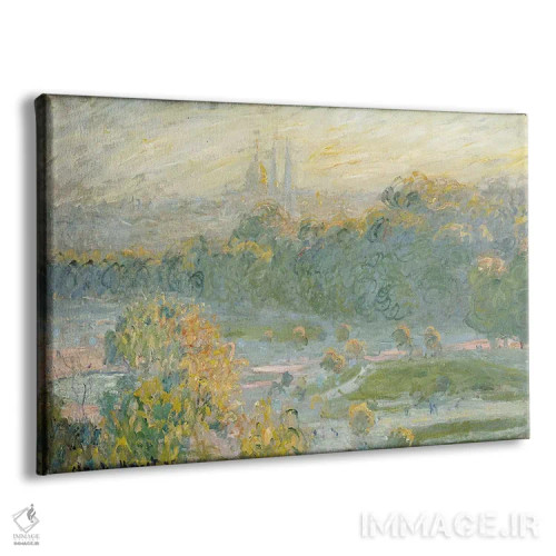 تابلو باغ تویلری (پاریس) اثر کلود مونه (نقاش معروف فرانسوی) - نمای پرسپکتیو محصول