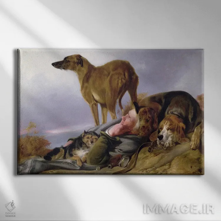 تابلو اولین نگهبانی اثر ریچارد انسدل - نمای روبهرو روی دیوار