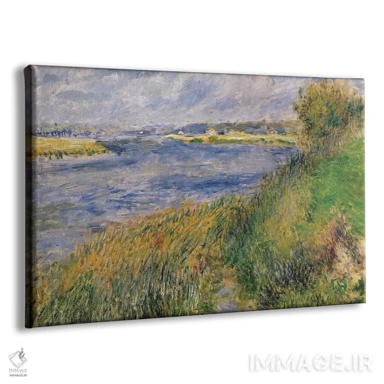 تابلو Champrosay, 1876,ساحل رود سن، شامپروزه، ۱۸۷۶ اثر پیر-اوگوست رنوار - نمای پرسپکتیو محصول
