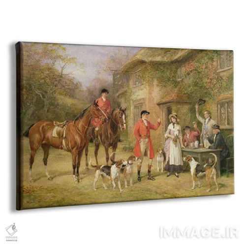 تابلو دیدار در مهمانخانه سه کبوتر اثر هیوود هاردی - نمای پرسپکتیو محصول