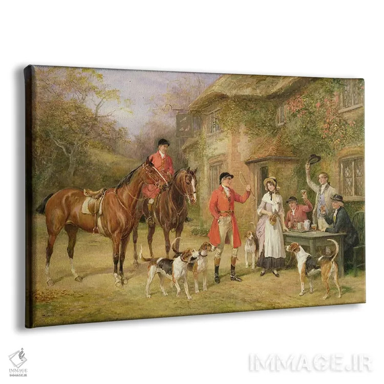 تابلو دیدار در مهمانخانه سه کبوتر اثر هیوود هاردی - نمای پرسپکتیو محصول