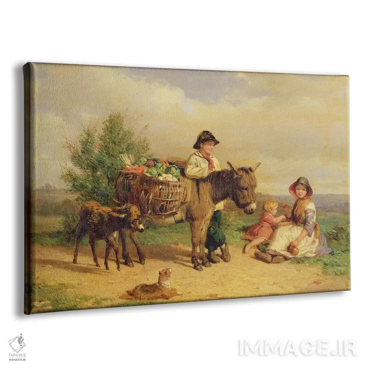 تابلو مکثی در مسیر بازار اثر جی.او. بنکس - نمای پرسپکتیو محصول