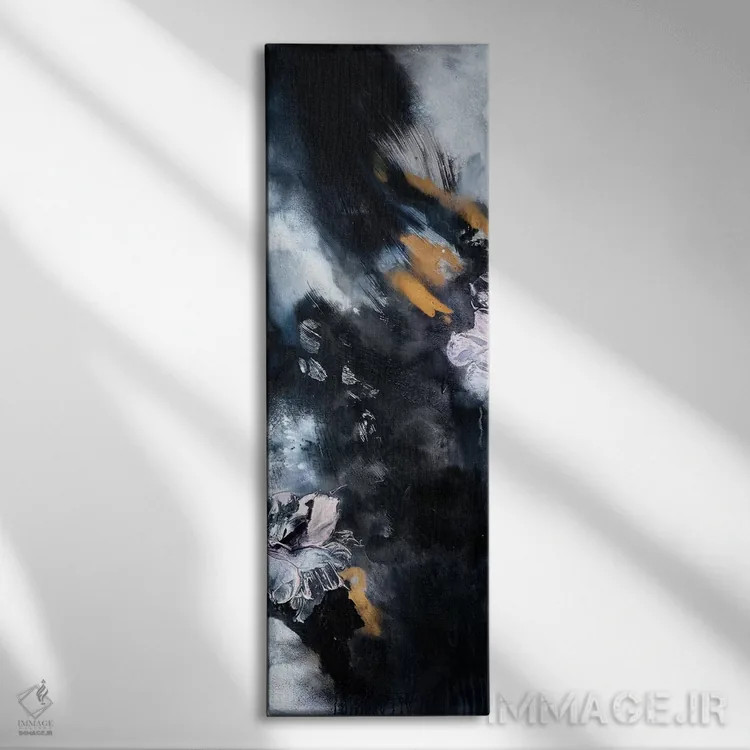 تابلو خاطرات شب جَز I اثر فرانسواز واتره - نمای روبهرو روی دیوار