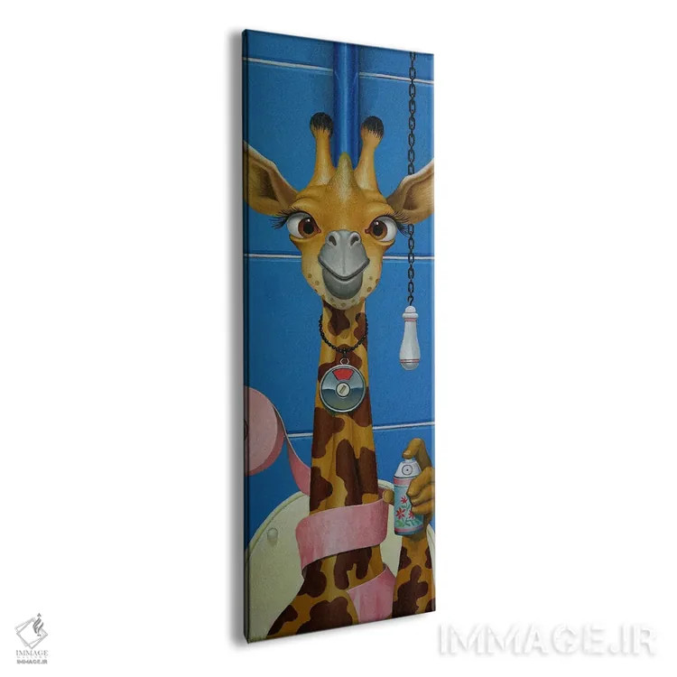 تابلو خدمتکار دستشویی اثر فرانک وارمدام - نمای پرسپکتیو محصول