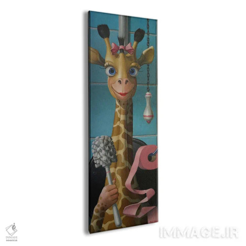 تابلو خدمتکار دستشویی II اثر فرانک وارمدام - نمای پرسپکتیو محصول