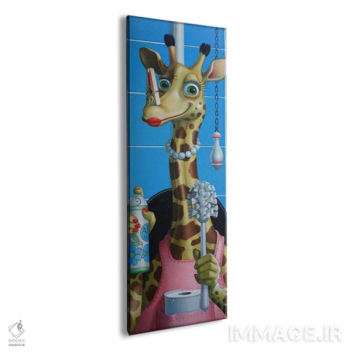 تابلو خدمتکار دستشویی IV اثر فرانک وارمدام - نمای پرسپکتیو محصول