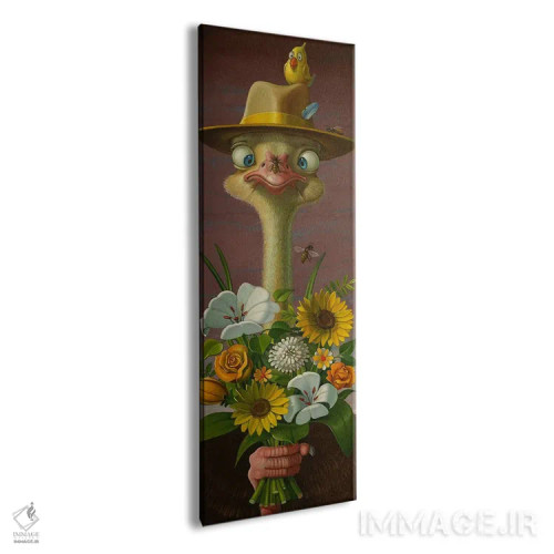 تابلو با گلها بگو اثر فرانک وارمدام - نمای پرسپکتیو محصول