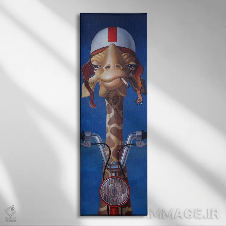 تابلو پدربزرگ سولکس (سولکس: نوعی موتور) اثر فرانک وارمدام - نمای روبهرو روی دیوار