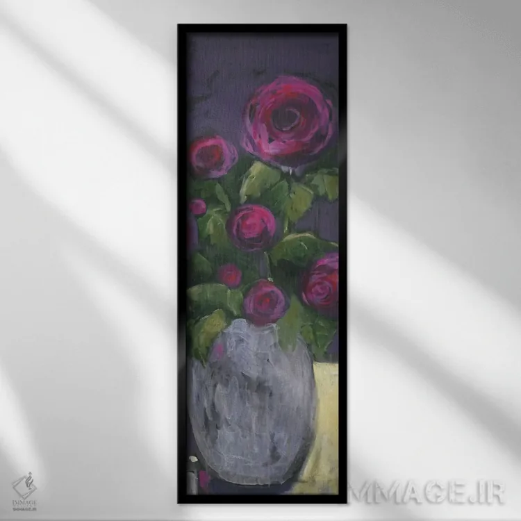 تابلو مهتاب ۱ اثر جورجیا ایدر - نمای قابدار مشکی