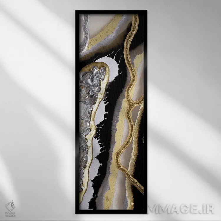 تابلو سرنوشت زمینی II اثر گوگا استودیو (استودیوی هنری) - نمای قابدار مشکی