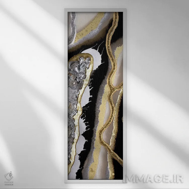 تابلو سرنوشت زمینی II اثر گوگا استودیو (استودیوی هنری) - نمای قابدار سفید