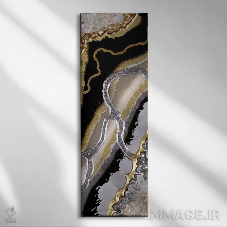 تابلو سرنوشت زمینی I اثر گوگا استودیو (استودیوی هنری) - نمای روبهرو روی دیوار