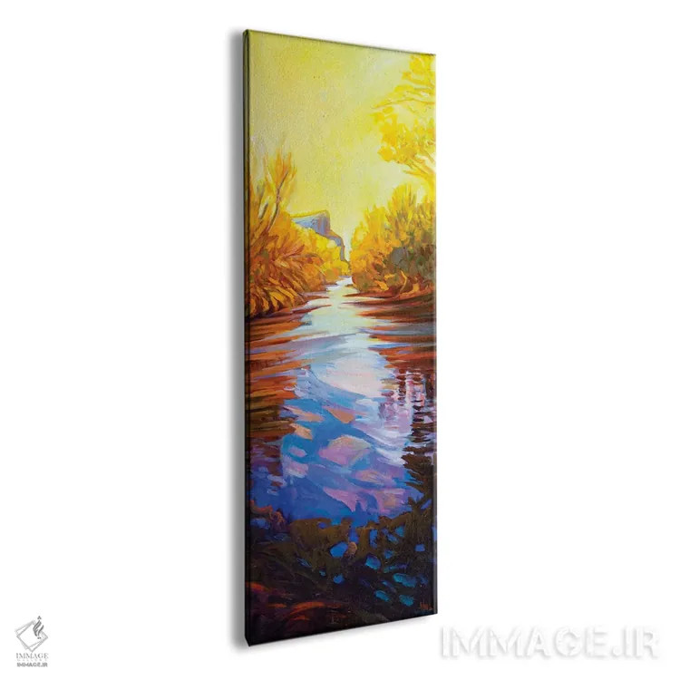 تابلو انعکاسهای پاییزی اثر گرگ هایل - نمای پرسپکتیو محصول