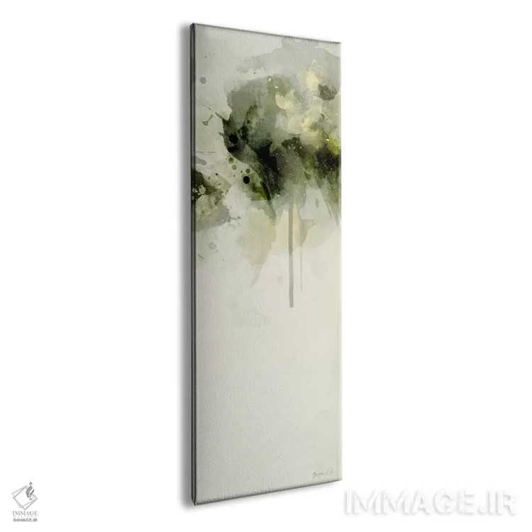 تابلو صبح انتزاعی مهآلود ۲ اثر گرین لیلی (برند هنری) - نمای پرسپکتیو محصول